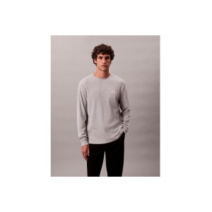 Calvin Klein Waffle Μπλούζα Με Λαιμόκοψη Ανδρική (LV040EM217 P79)