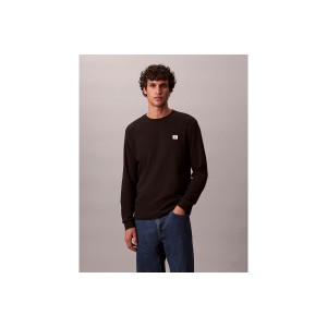 Calvin Klein Waffle Μπλούζα Με Λαιμόκοψη Ανδρική (LV040EM217 UB1)