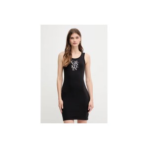 Calvin Klein Logo Graphic Ribbed Φόρεμα Mini Γυναικείο (LV044C203G UB1)