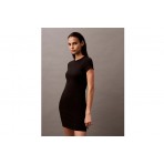 Calvin Klein Soft Stretch Cotton Γυναικείο Φόρεμα Mini Μαύρο