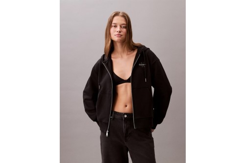 Calvin Klein Monologo French Terry Ζακέτα Βαμβακερή Γυναικεία (LV047B270G UB1)