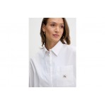 Calvin Klein Γυναικείο Μακρυμάνικο Πουκάμισο Λευκό