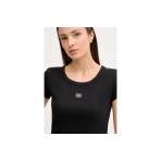 Calvin Klein Cotton Stretch Rib Baby Γυναικείο Κοντομάνικο T-Shirt