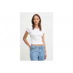 Calvin Klein Cotton Stretch Rib Baby Γυναικείο Κοντομάνικο T-Shirt