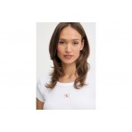 Calvin Klein Cotton Stretch Rib Baby Γυναικείο Κοντομάνικο T-Shirt