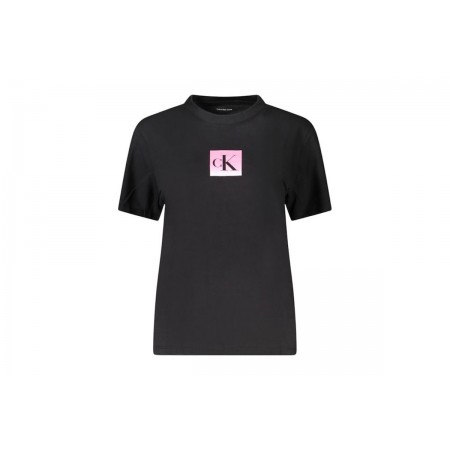 Calvin Klein Cotton Classic Γυναικείο Κοντομάνικο T-Shirt Μαύρο