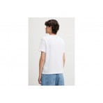 Calvin Klein Logo Classic Γυναικείο Κοντομάνικο T-Shirt Λευκό