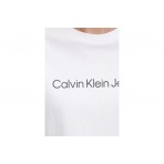 Calvin Klein Logo Classic Γυναικείο Κοντομάνικο T-Shirt Λευκό