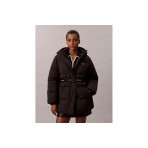 Calvin Klein Logo Belt Hooded Μπουφάν Puffer Γυναικείο (LV047D507G UB1)