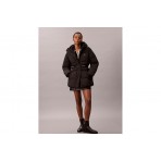 Calvin Klein Logo Belt Hooded Μπουφάν Puffer Γυναικείο (LV047D507G UB1)