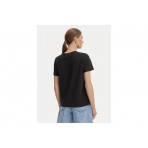 Calvin Klein Woven Label Classic Fit T-Shirt Γυναικείο (LV047F227G UB1)