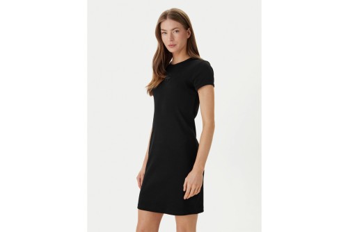 Calvin Klein Monologo Baby Rib Φόρεμα Mini Γυναικείο (LV047F241G UB1)