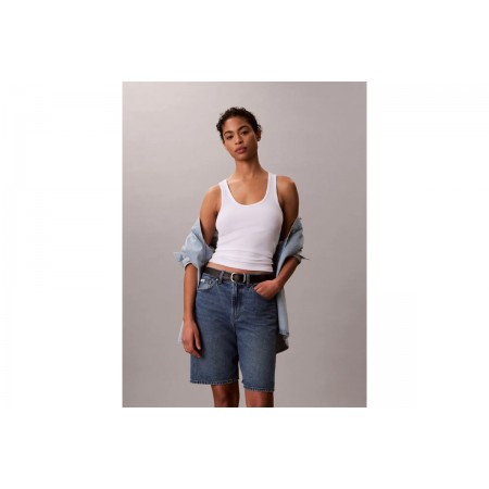 Calvin Klein Denim Βερμούδα Τζιν Γυναικεία 