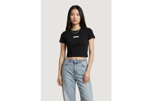 Calvin Klein Placed Institutional Baby T-Shirt Γυναικείο (LV047F842G UB1)