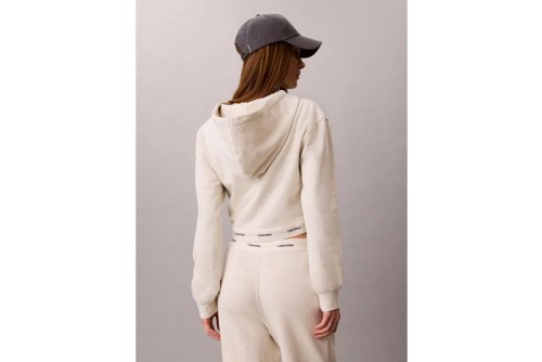 Calvin Klein Cropped Logo Ζακέτα Βαμβακερή Γυναικεία (LV047G252G P4P)