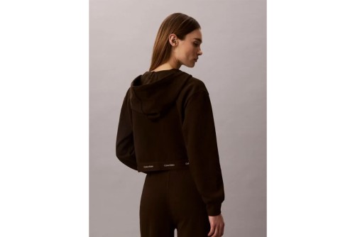 Calvin Klein Cropped Logo Ζακέτα Βαμβακερή Γυναικεία (LV047G252G TO2)