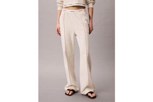 Calvin Klein Logo Waistband Wide Leg Παντελόνι Φόρμας Γυναικείο (LV047G253G P4P)