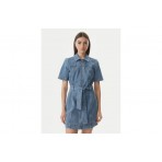 Calvin Klein Belted Denim Shirt Φόρεμα Mini Γυναικείο (LV047G738G YRC)