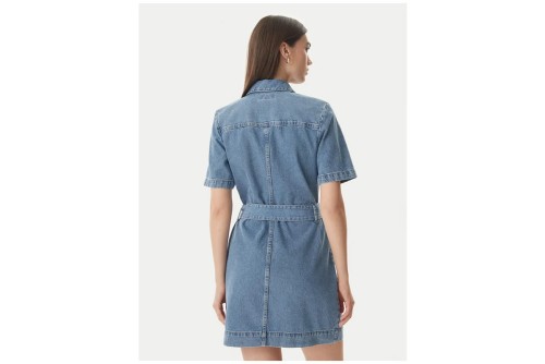 Calvin Klein Belted Denim Shirt Φόρεμα Mini Γυναικείο (LV047G738G YRC)