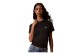 Calvin Klein Monologo Boxy Γυναικείο Κοντομάνικο T-Shirt Μαύρο