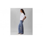Calvin Klein Monologo Boxy Γυναικείο Κοντομάνικο T-Shirt Λευκό