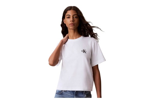 Calvin Klein Monologo Boxy T-Shirt Γυναικείο (LV047G826G YAF)