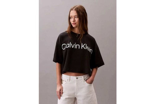 Calvin Klein Boxy Logo Graphic T-Shirt Γυναικείο (LV047G839G UB1)