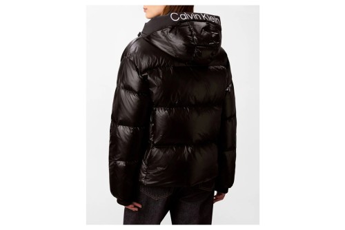 Calvin Klein Quilted Shiny-Effect Down Μπουφάν Puffer Γυναικείο (LV047H514G UB1)