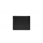 Calvin Klein Embossed Allover Monogram Ανδρικό Πορτοφόλι Μαύρο