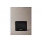 Calvin Klein Leather Bifold Ανδρικό Πορτοφόλι Μαύρο