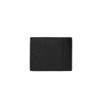 Calvin Klein Emblem Logo Textured Bifold Ανδρικό Πορτοφόλι Μαύρο