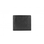 Calvin Klein Full-Grain Leather Rfid Billfold Ανδρικό Πορτοφόλι Μαύρο