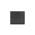 Calvin Klein Full-Grain Leather Rfid Billfold Ανδρικό Πορτοφόλι Μαύρο