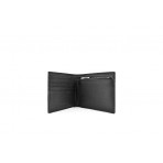Calvin Klein Full-Grain Leather Rfid Billfold Ανδρικό Πορτοφόλι Μαύρο