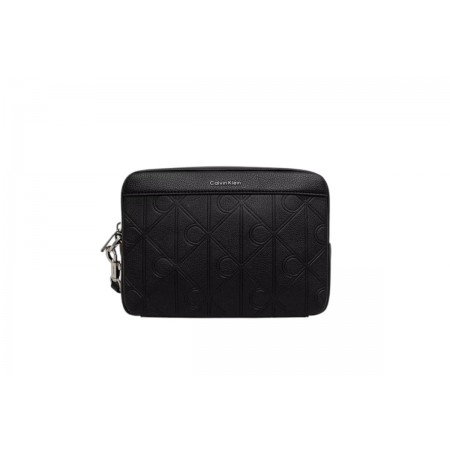 Calvin Klein Xl Emblem Aop Emboss Pouch With H 