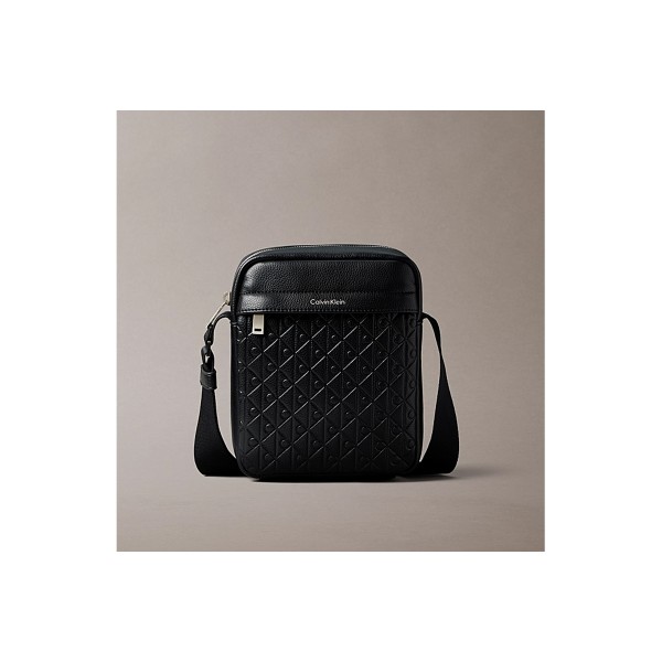 Calvin Klein Embossed Emblem Logo Τσαντάκι Χιαστί - Ώμου (LV04D3204G UB1)