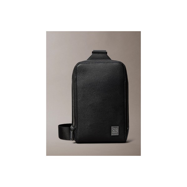 Calvin Klein Saffiano Emblem Logo Τσαντάκι Χιαστί (LV04D3292G UB1)