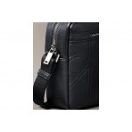 Calvin Klein Embossed Emblem Logo Ανδρικό Τσαντάκι Χιαστί - Ώμου Μαύρο
