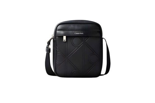 Calvin Klein Embossed Emblem Logo Τσαντάκι Χιαστί - Ώμου (LV04D3331G UB1)