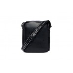Calvin Klein Bold Logo Webbing Τσαντάκι Χιαστί - Ώμου Μαύρο