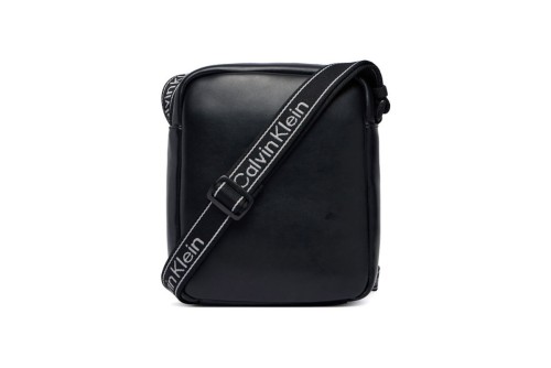 Calvin Klein Monologo Webbing Strap Reporter Τσαντάκι Χιαστί - Ώμου (LV04D3418G UB1)