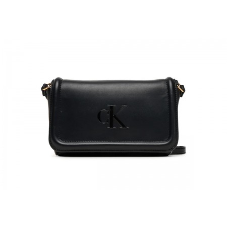 Calvin Klein Logo Soft Touch  Τσάντα Ωμου Fashion 