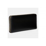 Calvin Klein Bold CK Long Zip Γυναικείο Πορτοφόλι Μαύρο