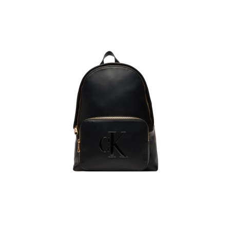 Calvin Klein Embossed Monogram Logo Τσάντα Πλάτης Fashion 