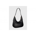 Calvin Klein Soft Touch Crescent Logo Hobo Γυναικεία Τσάντα Ώμου - Χειρός Μαύρη