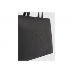 Calvin Klein Sculpted Slim Γυναικεία Τσάντα Shopper Μαύρη