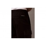 Calvin Klein Cotton Twill Ανδρική Βερμούδα Cargo Μαύρη