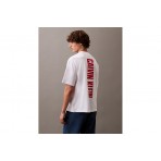 Calvin Klein Heavy Jersey Logo Ανδρικό Κοντομάνικο T-Shirt Λευκό