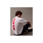 Calvin Klein Heavy Jersey Logo Ανδρικό Κοντομάνικο T-Shirt Λευκό