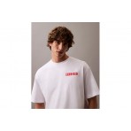 Calvin Klein Heavy Jersey Logo Ανδρικό Κοντομάνικο T-Shirt Λευκό